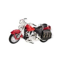 1:12 Ölçekli Model Motosiklet - Classic - HX796 - Kırmızı