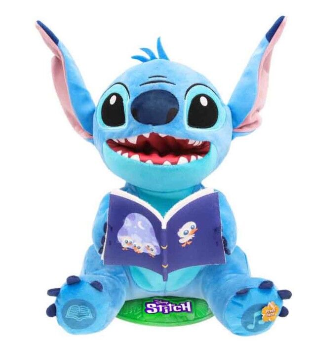 Sesli Karanlıkta Parlayan Masal Anlatan Stitch İnteraktif Peluş