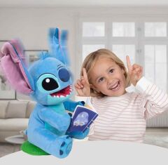 Sesli Karanlıkta Parlayan Masal Anlatan Stitch İnteraktif Peluş