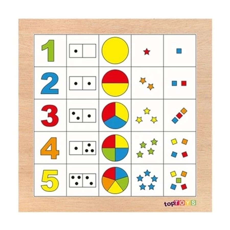Haydi Sayalım 1-5 28*28Cm