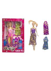 Anlily Yedek Elbiseli Bebek Seti - 02252