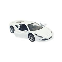 Çek Bırak Araba Metal - 6636-68M - Beyaz
