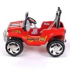 Pilsan Ranger Akülü Araba 12 Volt 05-107 Kırmızı