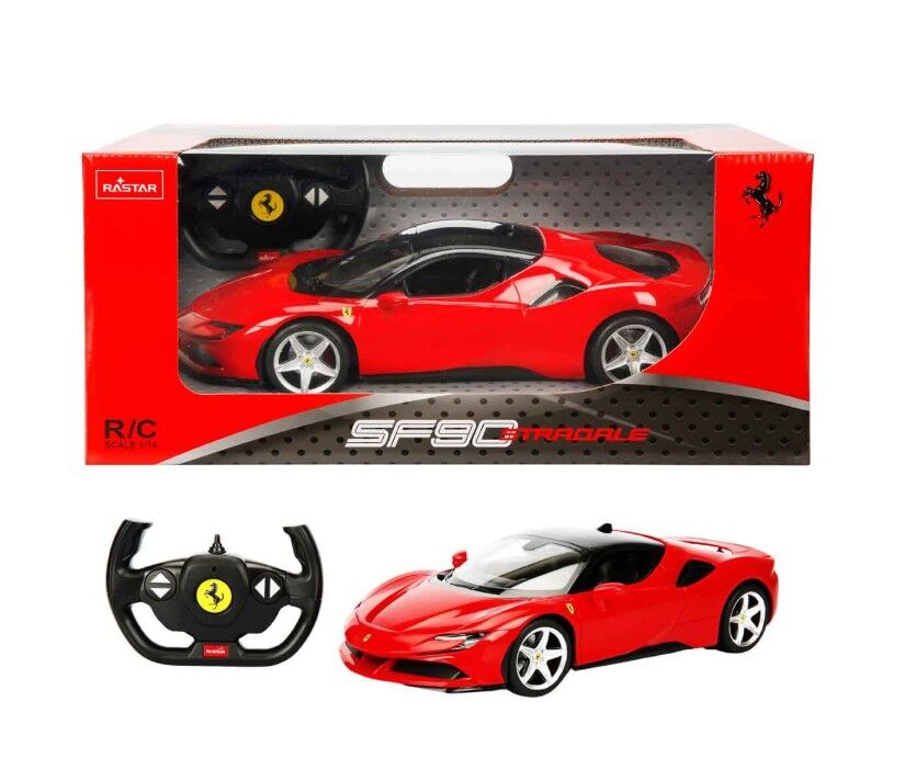 Sunman 1:14 Ferrari SF90 Stradale Işıklı Uzaktan Kumandalı Araba S01097300