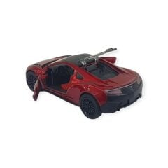 Çek Bırak Araba Metal - 3691C - Kırmızı