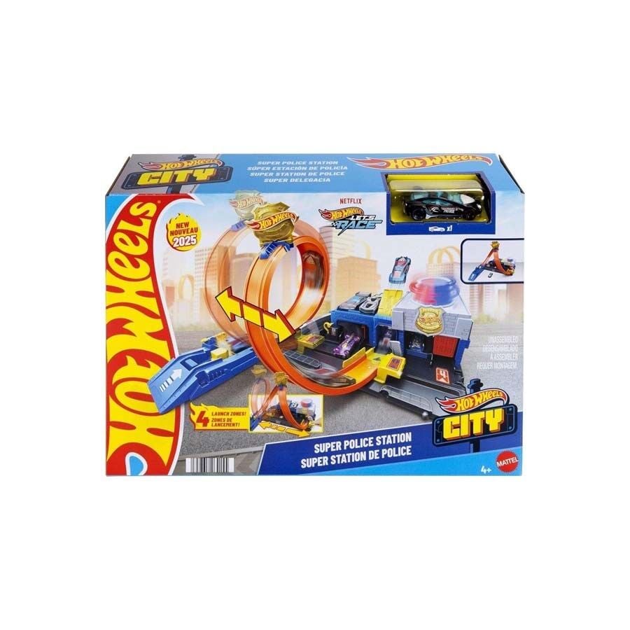 Hot Wheels Polis İstasyonu Oyun Seti-JBM71