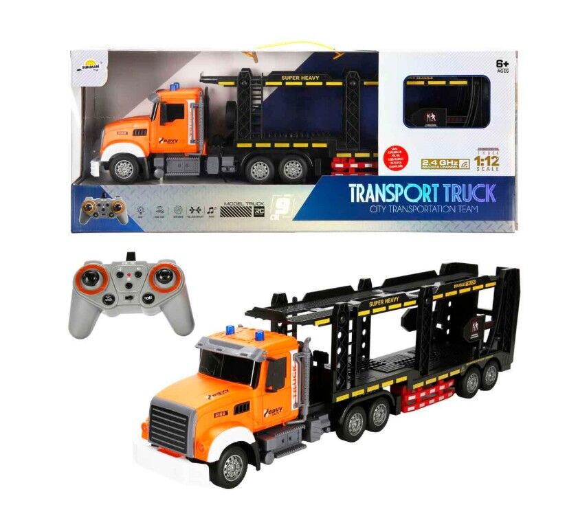 Sunman 1:12 Sesli ve Işıklı USB Şarjlı Uzaktan Kumandalı Transporter