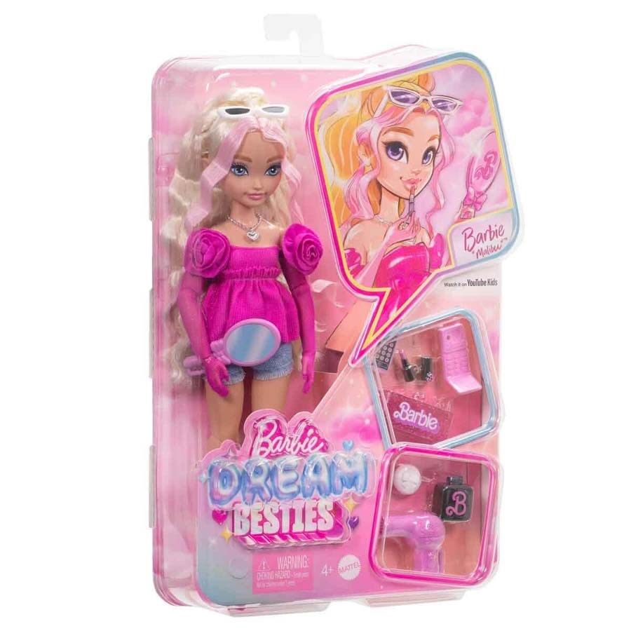 Barbie Dream Besties Malibu Bebek ve Aksesuarları