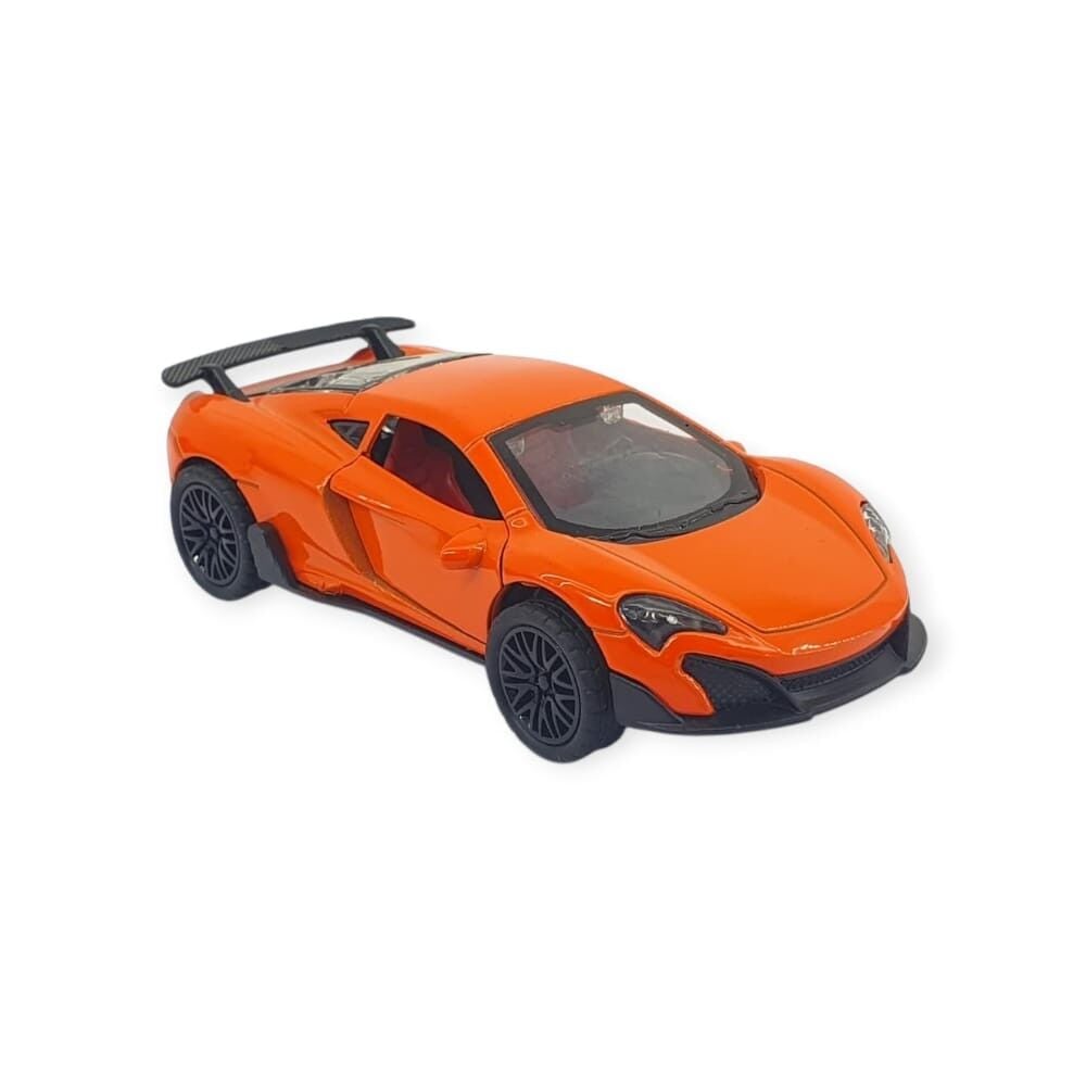 Çek Bırak Araba Metal - 3661C- Turuncu