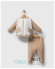 Tongs Baby Streamlined 3'lü Takım 5623 Bej