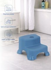 BabyJem Çok Amaçlı Katlı Basamak 516 (Yeni) İndigo Mavi