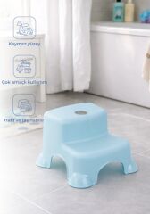 BabyJem Çok Amaçlı Katlı Basamak 516 (Yeni) Soft Mavi