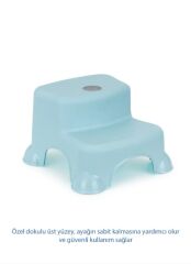 BabyJem Çok Amaçlı Katlı Basamak 516 (Yeni) Soft Mavi