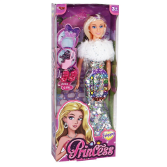 Renk Değiştiren Prenses Bebek 30 cm - 66772 - Gri