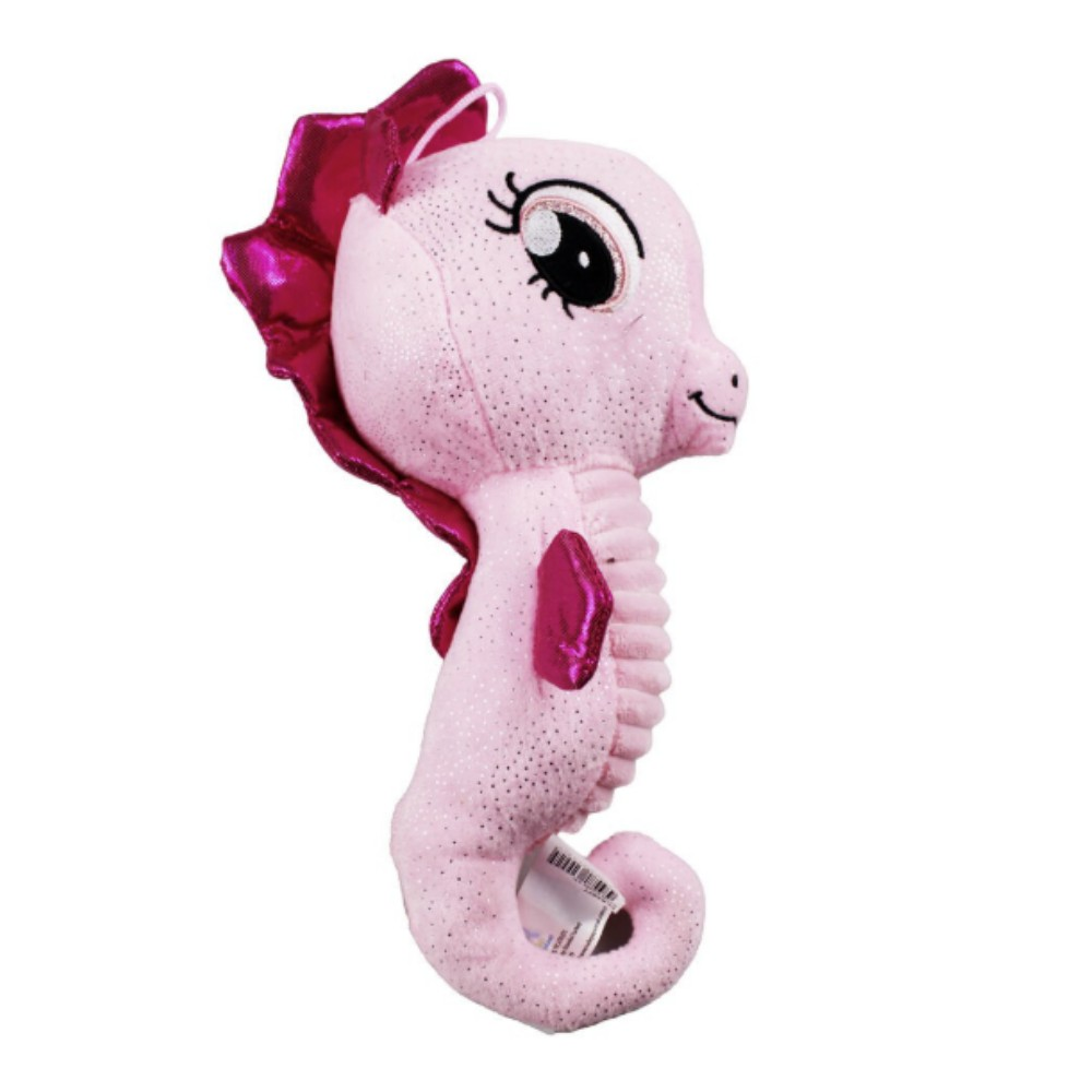 Peluş Deniz Atı 30 cm 63077 - Pembe