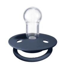 Bibs De Lux Silikon Emzik 0-36 Ay Steel Blue