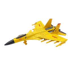 Çek Bırak Metal Uçak Sesli Işıklı - Sarı