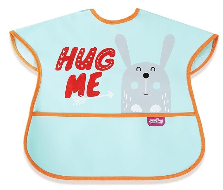 BabyJem Poli Muşamba Büyük Mama Önlüğü 029 Yeşil