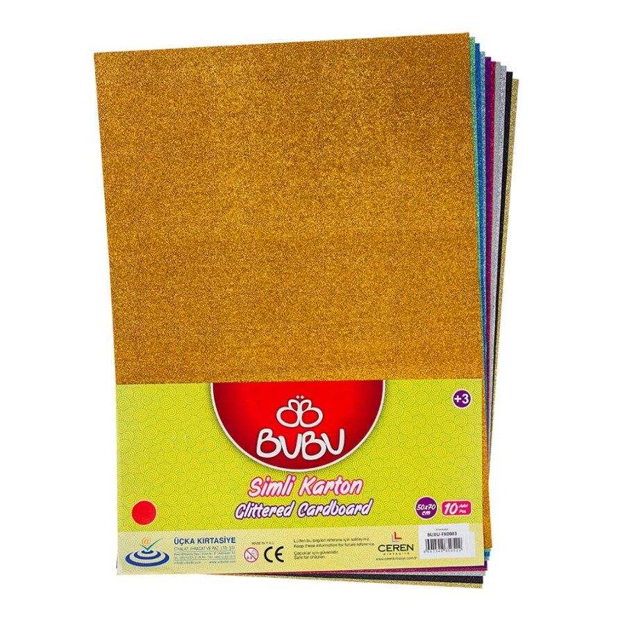 Bu-Bu Simli Fon Karton 50x70 tane