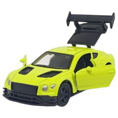 Çek Bırak Metal Küçük Arabalar 8 cm - 6411A - Açık Yeşil