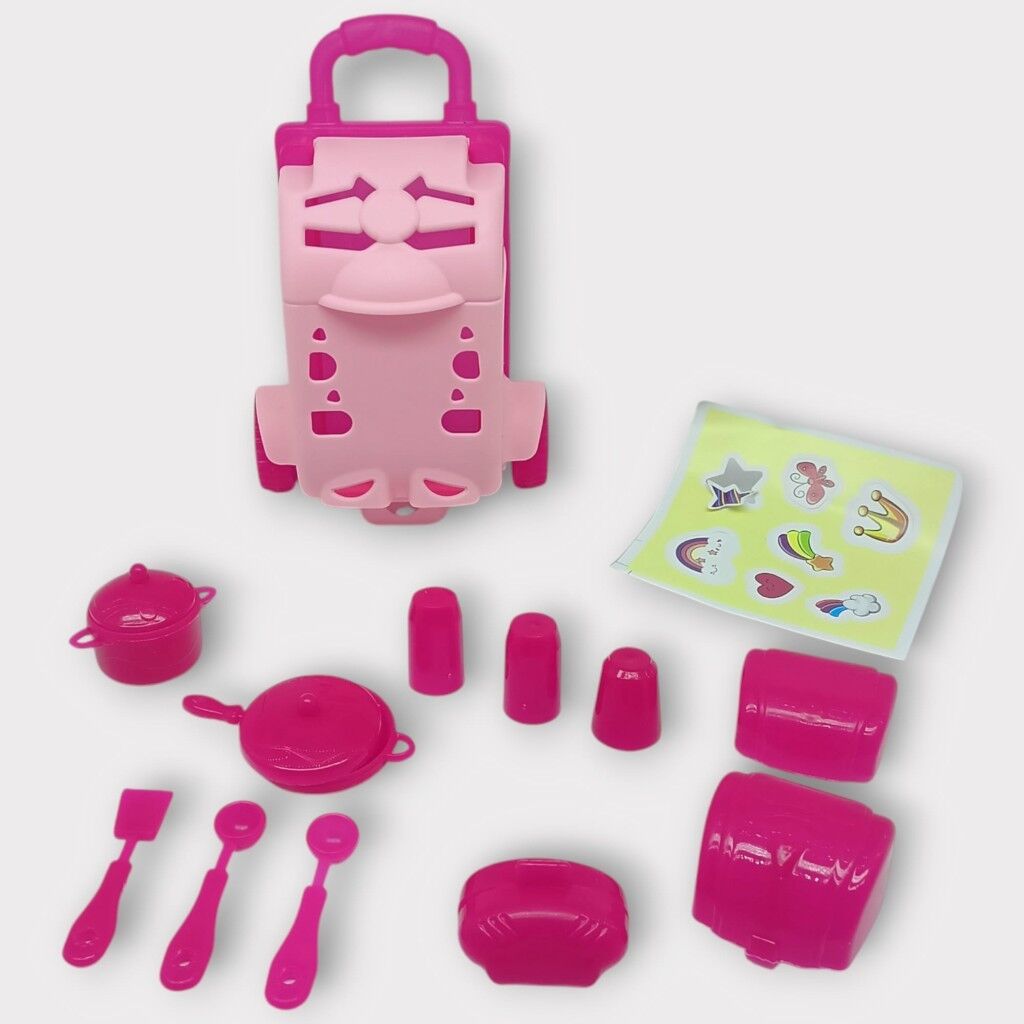 Sürpriz Oyuncak Pazar Arabası - 10 Parça - 02104