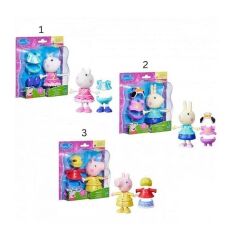 Peppa Pig ve Ailesi Kıyafetli Figür Seti