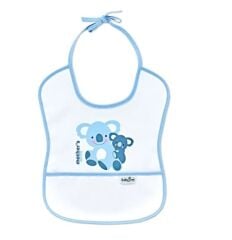 BabyJem Poli Muşamba Küçük Mama Önlüğü 030 Mavi