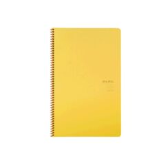 Pastel Çizgili Spiralli Pp Kapak 80 Yaprak Note De