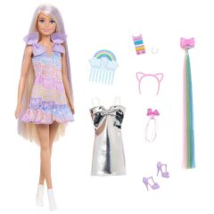 Barbie Upuzun Muhteşem Saçlı Saç Tasarım Seti
