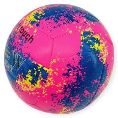 Voleybol Topu Splash Desenli Soft Touch Dikişli 280 gr - Pembe