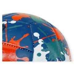 Voleybol Topu Splash Desenli Soft Touch Dikişli 280 gr - Lacivert