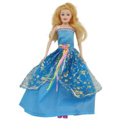 Bebek Yedek Elbiseli Ve Aksesuarlı - 1115-21 - Mavi