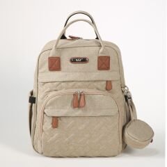 M&Y Lucky Anne Bebek Bakım Sırt Çantası 6690 Vizon