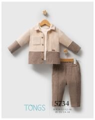 Tongs Baby Customary 3'lü Takım 5734 Kahverengi