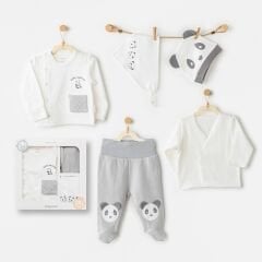 Andywawa AC26020 Keep Smiling 5'li Hastane Çıkışı Grey