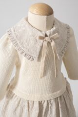 Tongs Baby Elbise 8052 Ekru