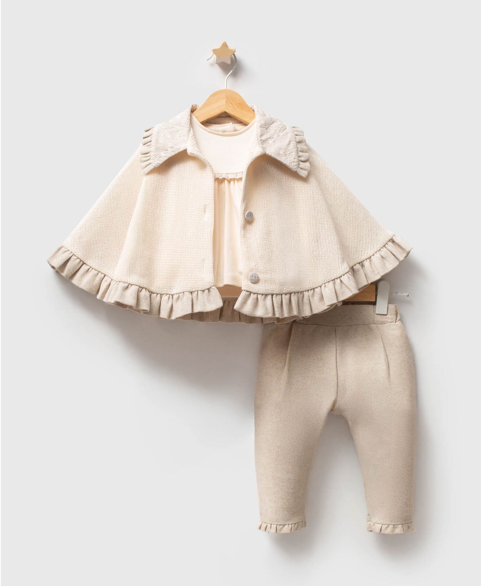 Tong Baby 3'lü Takım 8054 Ekru