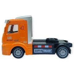 Çekbırak Metal Tır Kafası 12 cm - Turuncu