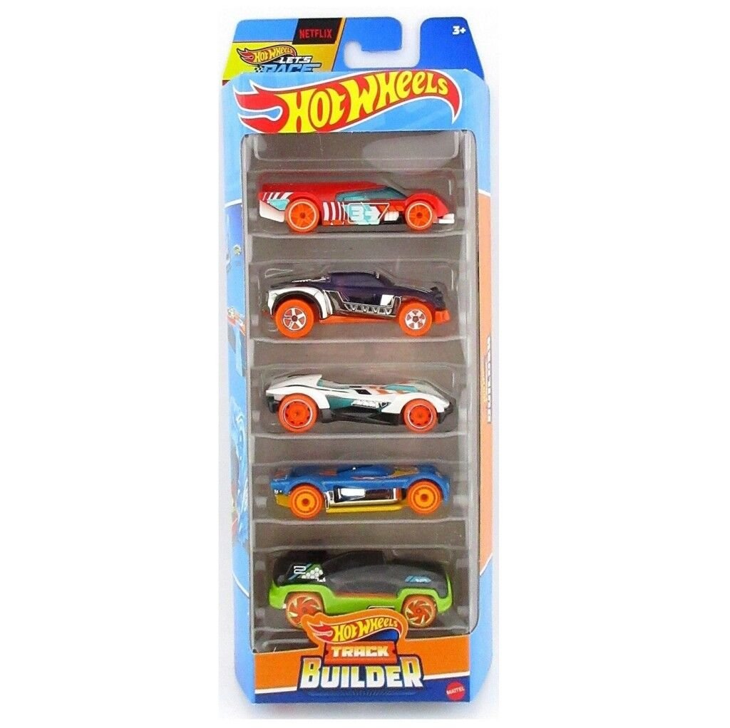5'li Araba Seti - TRACK BUILDER - 01806-HTV52