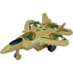 Sürtmeli Döner 4 Pervaneli Uçak - Kahverengi