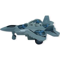 Sürtmeli Döner 4 Pervaneli Uçak - Gri