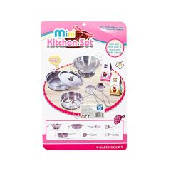 Mini Metal Mutfak Seti 9 Parça