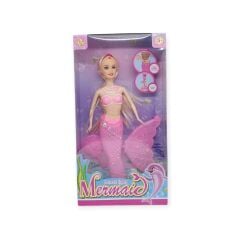 Deniz Kızı Işıklı Bebek - 2348/1-3 - Pembe