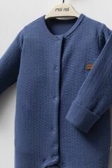 Moi Noi Şapkalı Tulum MNB1251 Navy Blue