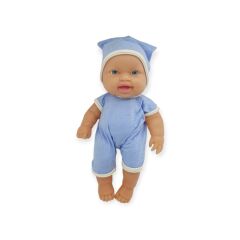 Kıyafetli Et Bebek 35 cm - LMN208 - Mavi