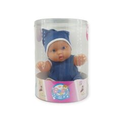 Kıyafetli Et Bebek 35 cm - LMN208 - Lacivert