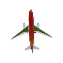 Çek Bırak Sesli Işıklı Metal Uçak - 180 - Kırmızı