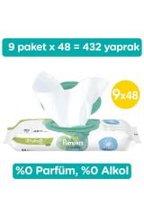 Prima Aqua Pure Islak Havlu Mendil 9'Lu 432 Yaprak