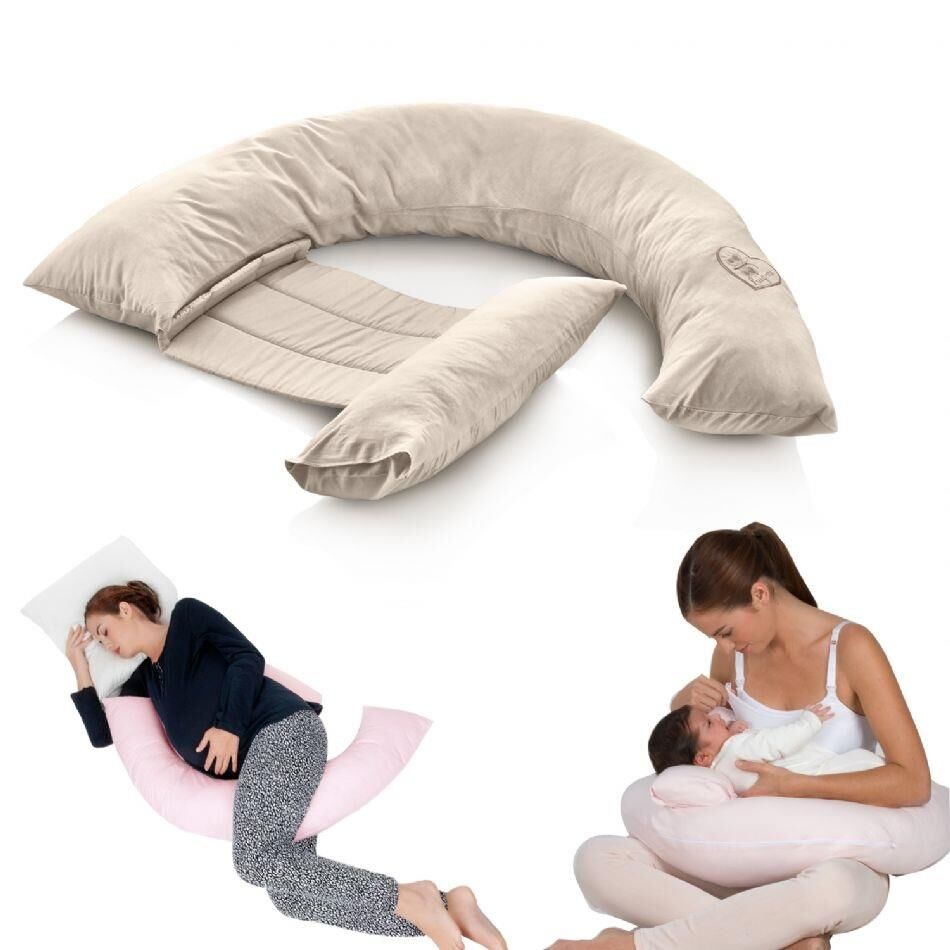 BabyJem Sırt Destekli Hamile ve Emzirme Yastığı 198 Ekru