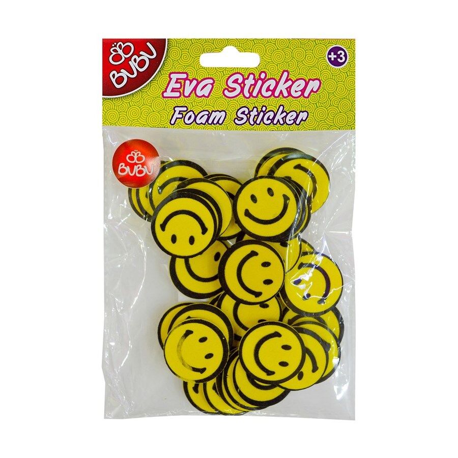 Bu-Bu Eva Sticker Gülen Yüz